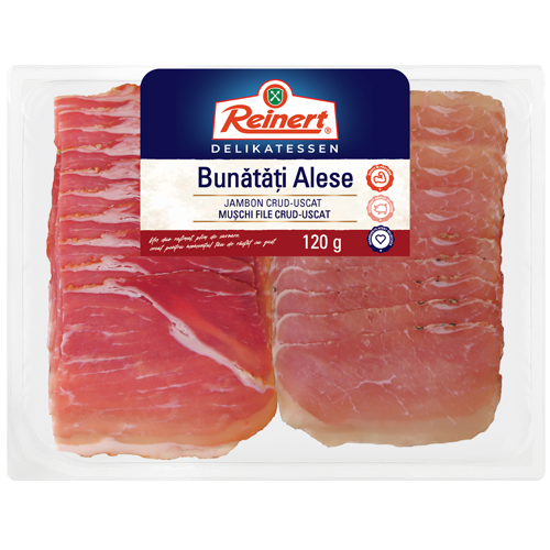 Bunătăți Alese Jambon crud-uscat & Mușchi file crud-uscat 120g