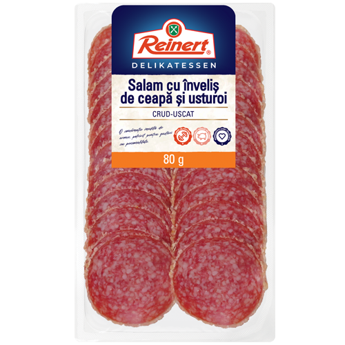 Salam cu Înveliș de Ceapă și Usturoi 80g