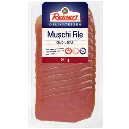 Reinert Mușchi file crud-uscat 80g Reinert Mușchi file crud-uscat 80g