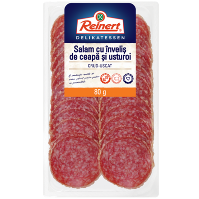 Salam cu Înveliș de Ceapă și Usturoi 80g