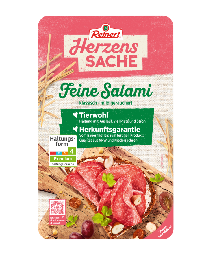 Reinert HerzensSACHE Feine Salami 2822 Haltungsform Stufe 4