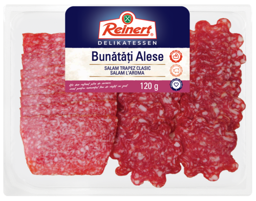 Bunătăți Alese Salam Trapez & L'Aroma 120g Bunătăți Alese Salam Trapez & L'Aroma 120g