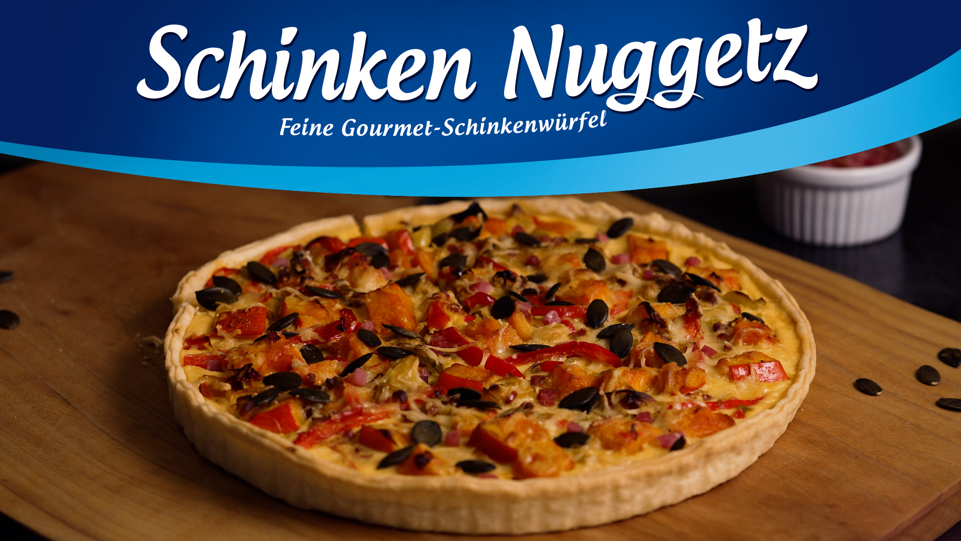 The Family Butchers : Kürbis-Tarte mit Reinert Schinken Nuggetz mager